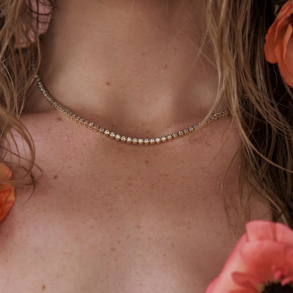 Lili Claspe Mini Reese Tennis Necklace